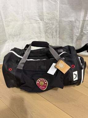 Jones Sports Co. FC Weekender Duffle R Black Recycled Fabric Travel Bag - Battle